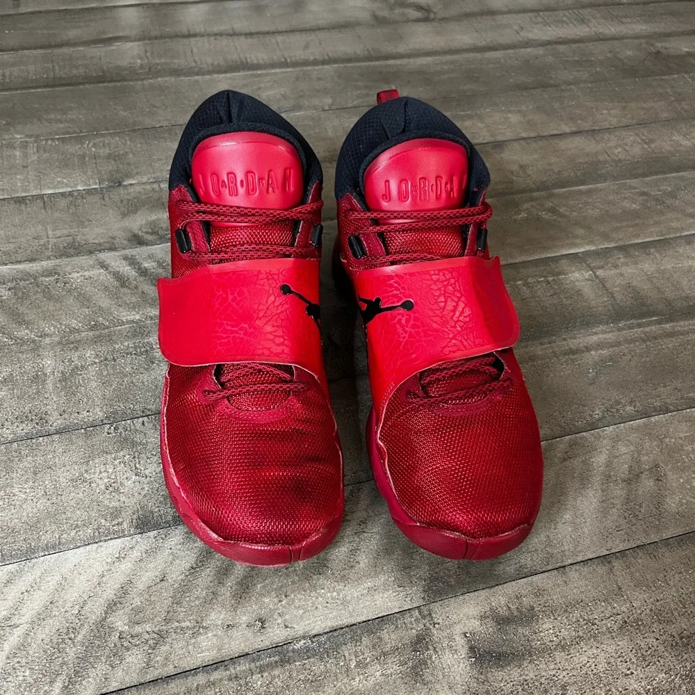 Nike Air Jordan Super Fly Hi-Top‎ Athletic Red Sneaker Men Size 12